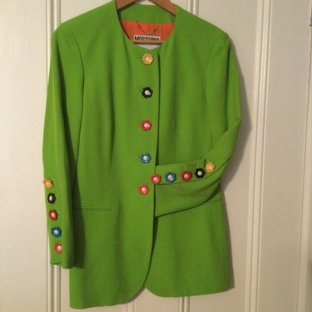 Moschino Couture Vintage 1980’s Wool Blazer